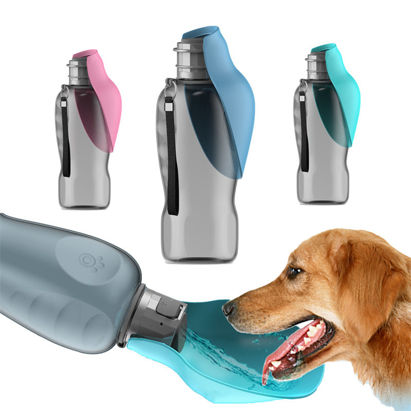 Portable High Capacity Leakproof Pet Foldable Dogs Water Bottle